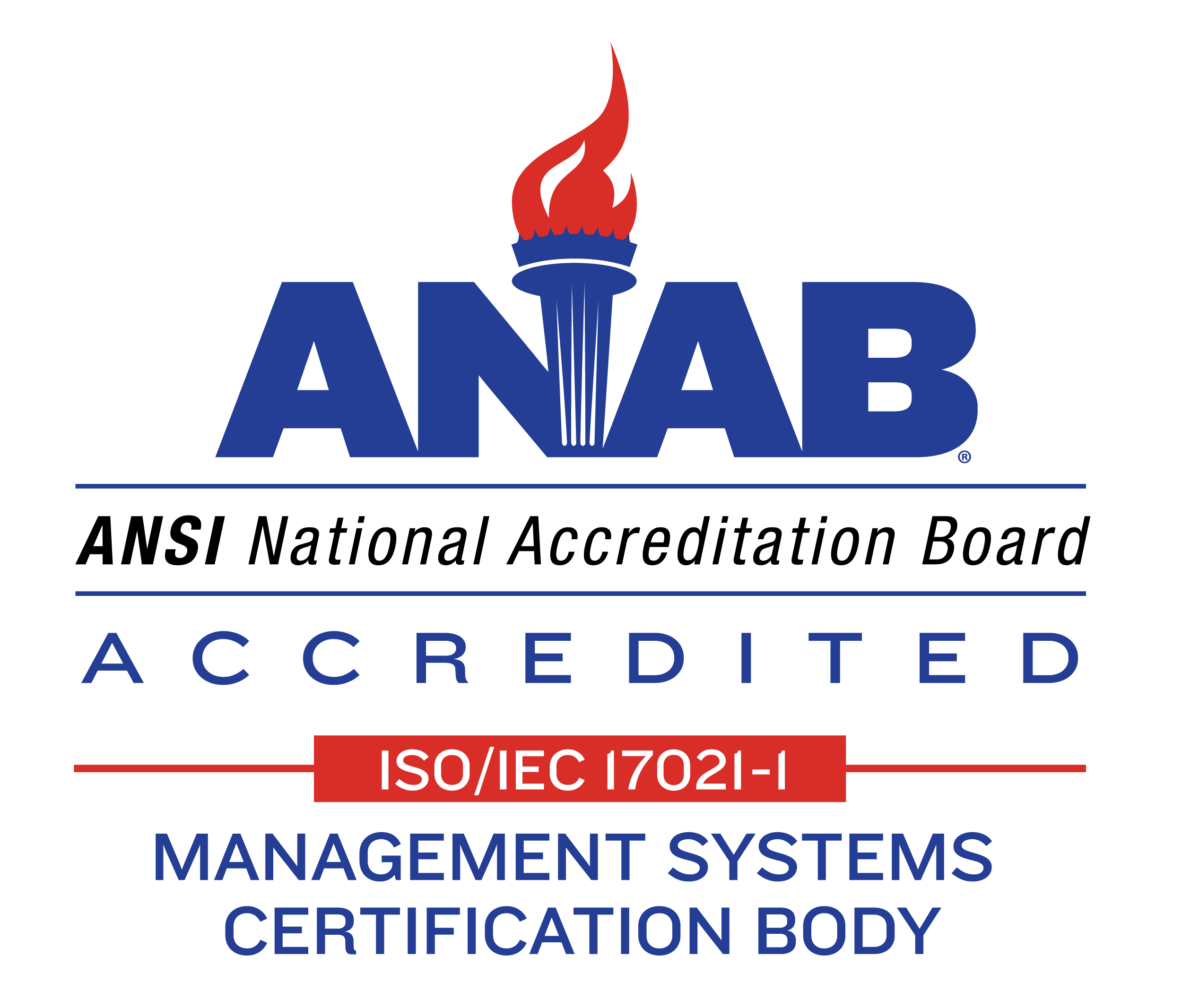 ANAB Accredited Management Systems Certification Body ISO 9001:2015 Certified QMS